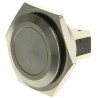 Bulgin Stainless Steel Momentary Push Button Switch, Panel Mount, 25.8 mm Cutout, SPST, IP66, 28V DC 250V AC, 5A MP0038