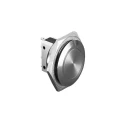 Bulgin Stainless Steel Momentary Push Button Switch, Panel Mount, 25.8 mm Cutout, SPST, IP66, 28V DC 250V AC, 5A MP0038