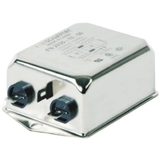 Schaffner Chassis Mount EMI Filter 10 A 250V ac/dc 60Hz Fast-On 1 Phase FN2030