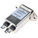 Schaffner 250V AC 6A Panel Mount IEC Filter Male Faston FN9233UF2-6-06
