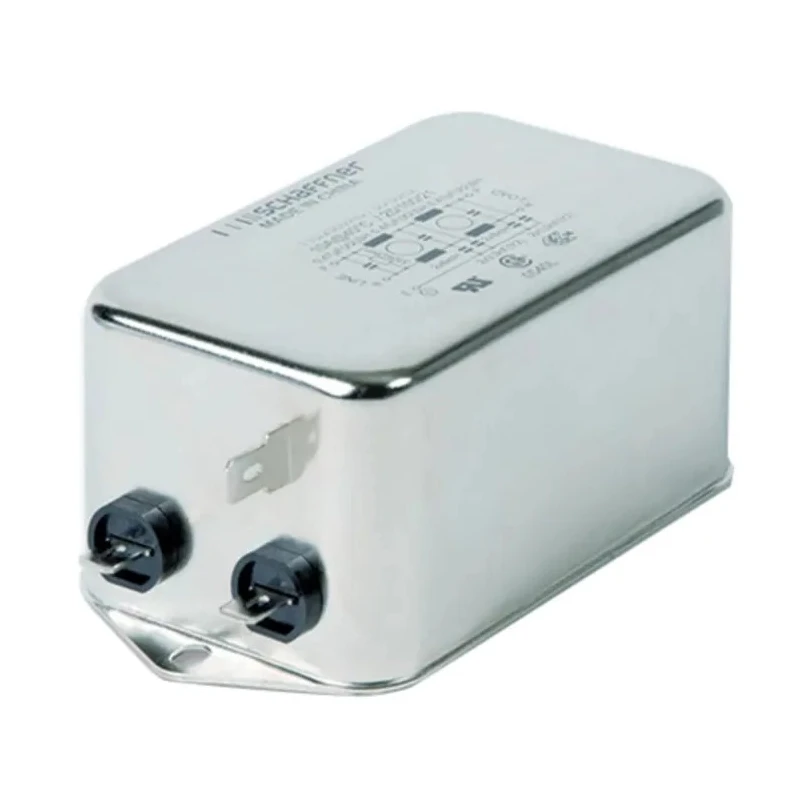 Schaffner 1-Phase Chassis Mount EMI Filter 10 A 250V AC/DC 0-400 Hz Fast-On Termination FN2090