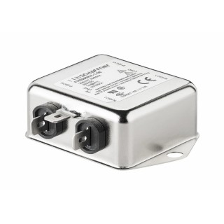 Schaffner Chassis Mount EMI Filter 3 A 250V ac/dc 0Hz to 400 Hz Fast-On 1 Phase FN2090