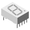 Vishay 1 Digit 7 Segment LED Display Green Anode Through Hole 13mm Height TDSG5150