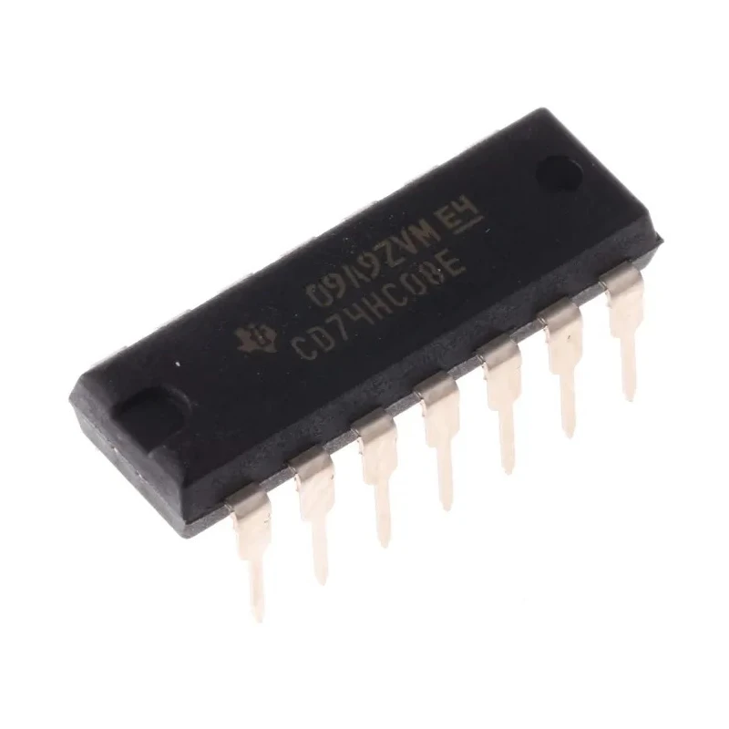 Texas Instruments 4 2-Input AND Logic Gate, 14-Pin PDIP CD74HC08E