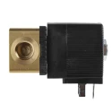 RS PRO Solenoid Valve 2 Port NC 24V DC 6.35 mm Brass Body 6013 Series 125301