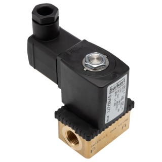 RS PRO Solenoid Valve 2 Port NC Brass Body 24V AC 6.35 mm Orifice Diameter 3mm 125302