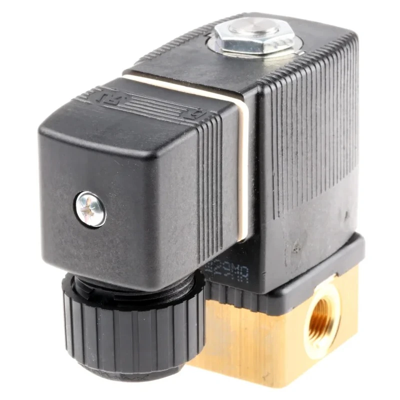 RS PRO Solenoid Valve Brass Body 2 Port NC 24V DC 3.18 mm Orifice 126091