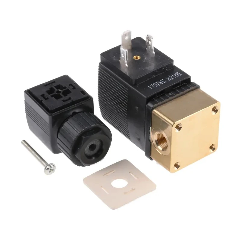 Burkert 2 Port NC Brass Body Solenoid Valve 230V AC 3.18 mm Orifice 6013 Series 126094