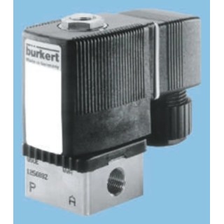Burkert Solenoid Valve 2 Port NC Brass Body 24V AC, 3.18 mm Inlet Outlet, Series 6013 134241