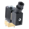 Burkert 2 Port Normally Closed Brass Body Solenoid Valve 230V AC 6011 Series 134122