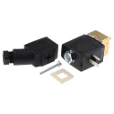 Burkert 2 Port Normally Closed Brass Body Solenoid Valve 230V AC 6011 Series 134122