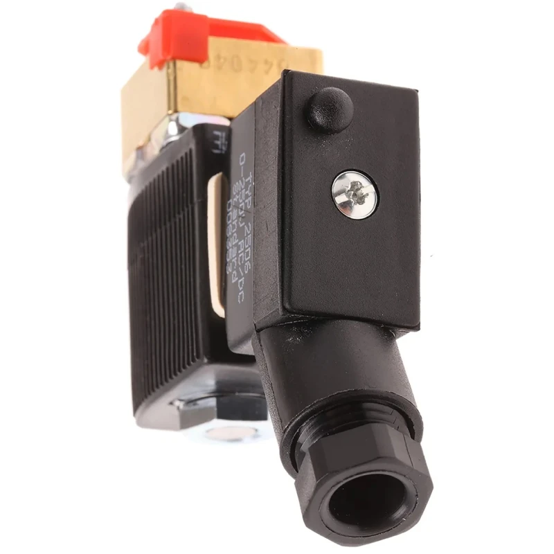 Burkert Brass Two-Port Normally Closed Solenoid Valve 24V DC, 1.6mm Orifice, 6 bar Max Pressure 134119