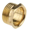 RS PRO Male Bush Galvanised Conduit Fitting Brass 20 mm Nominal Size M20 Thread 608-222
