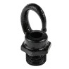 RS PRO Conduit Enamelled Steel Fitting 20 mm Nominal Size M20 Black 608-266
