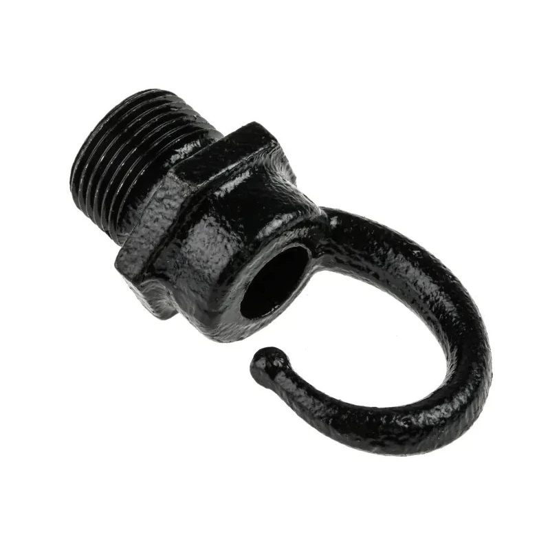 RS PRO Conduit Enamelled Steel Fitting 20 mm Nominal Size M20 Black 608-266