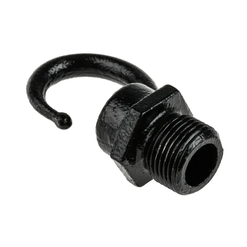 RS PRO Conduit Enamelled Steel Fitting 20 mm Nominal Size M20 Black 608-266