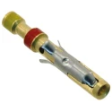 TE Connectivity Type II Series Female Crimp Terminal, 24 AWG Min Crimp, 20 AWG Max 201328-1
