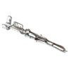 TE Connectivity Miniature Rectangular Series Male Crimp Terminal, 3A, 26-18 AWG Wire, Tin Plated 640545-1
