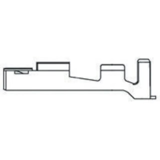 TE Connectivity AMP Universal Power Series Female Crimp Terminal 12A Tin Plated Brass 175156-2