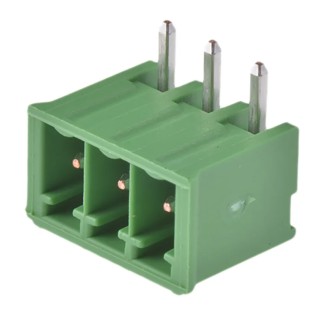 TE Connectivity Buchanan Series Pluggable Terminal Block 3-Contact 3.5 mm Pitch 1 Row 300V 11A 284512-3