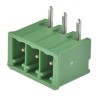 TE Connectivity Buchanan Series Pluggable Terminal Block 3-Contact 3.5 mm Pitch 1 Row 300V 11A 284512-3