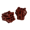 TE Connectivity AMP MR Male Connector Housing 6 Contacts 3 Row Straight 4.19 mm Pitch 1-640520-0