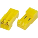 TE Connectivity 2-Way IDC Connector Female for Cable, 1 Row, 7A, 600V AC, 3.96mm Pitch, Nylon Housing 3-643818-2