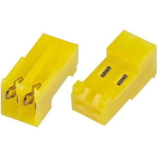 TE Connectivity 2-Way IDC Connector Female for Cable, 1 Row, 7A, 600V AC, 3.96mm Pitch, Nylon Housing 3-643818-2