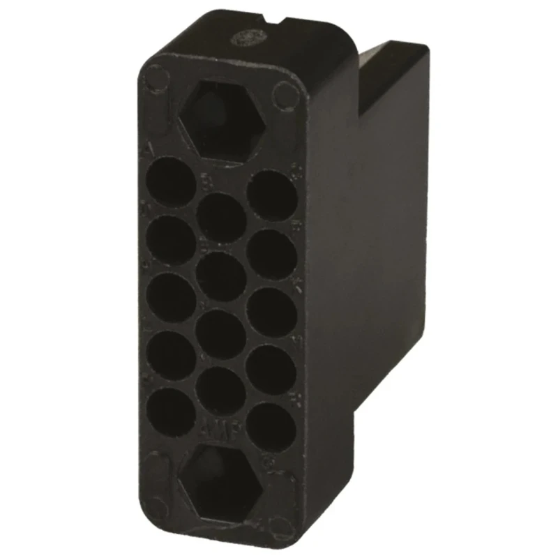 TE Connectivity M Series Female Connector Housing 14 Contacts 3 Row Straight 3.81mm Pitch 201298-1