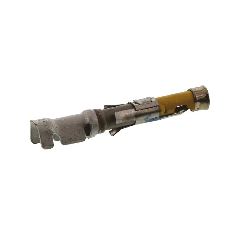 TE Connectivity Type III Series Female Crimp Terminal 13A 18-16 AWG Brass Gold Plated 13.46mm Length 66101-3