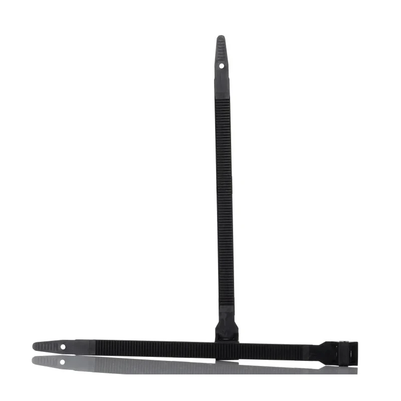 HellermannTyton Cable Tie Non-Releasable Black Polyamide 66 175 mm x 9 mm 310N Tensile Strength 112-00203 LPH175-PA66-BK