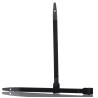 HellermannTyton Cable Tie Non-Releasable Black Polyamide 66 175 mm x 9 mm 310N Tensile Strength 112-00203 LPH175-PA66-BK