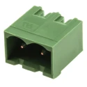TE Connectivity Buchanan Series Pluggable Terminal Block, 2-Contact, 5.08 mm Pitch, 1 Row, 15A, 300V AC, Nylon 796636-2
