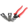 RS PRO 3-Piece 3 In 1 High Leverage Plier Set Combination, Cutters, Long Nose Pliers 710-0646