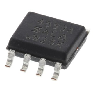 Vishay Isolated TrenchFET Dual Type P and Type N-Channel MOSFET, 5.3 A, 60 V, Enhancement Mode, 8-Pin SOIC SI4559ADY-T1-GE3