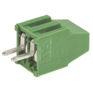 TE Connectivity Buchanan Series 2-Contact 2.54 mm Pitch 1 Row PCB Terminal Block 282834-2