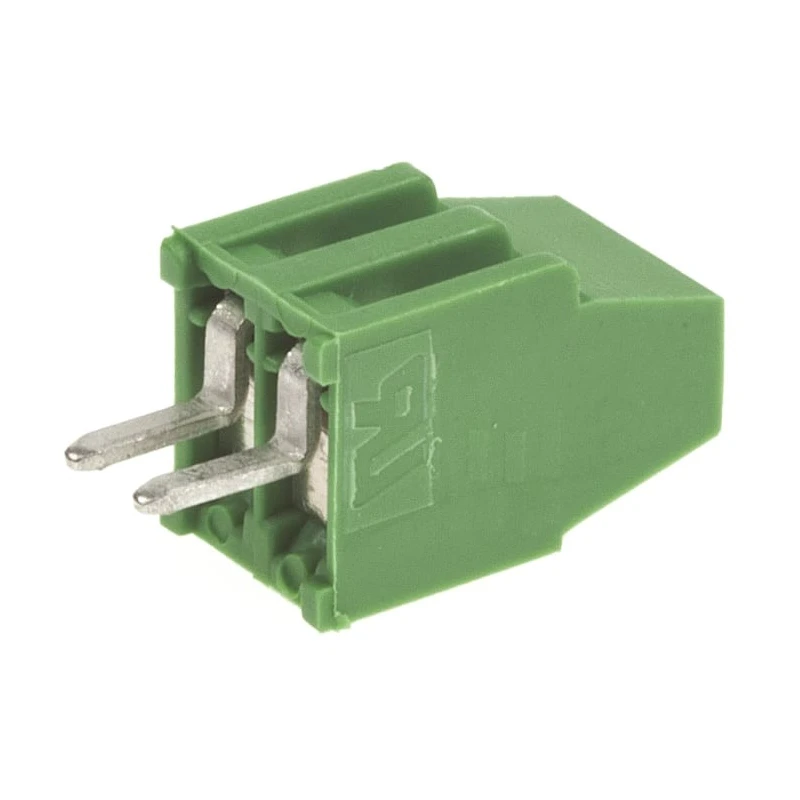 TE Connectivity Buchanan Series 2-Contact 2.54 mm Pitch 1 Row PCB Terminal Block 282834-2