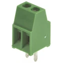 TE Connectivity Buchanan Series 2-Contact 2.54 mm Pitch 1 Row PCB Terminal Block 282834-2