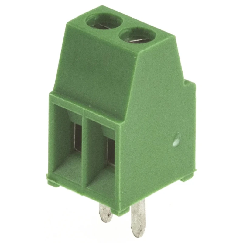 TE Connectivity Buchanan Series 2-Contact 2.54 mm Pitch 1 Row PCB Terminal Block 282834-2