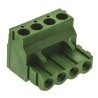 TE Connectivity Buchanan Series 4-Contact 5.08 mm Pitch 1 Row Pluggable Terminal Block 282807-4