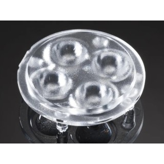 Ledil GT4 Series 4-Way LED Lens 33 to 45° Wide Angle Beam Optical Grade PMMA 35mm Diameter C10923_GT4-W