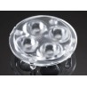 Ledil GT4 Series 4-Way LED Lens 33 to 45° Wide Angle Beam Optical Grade PMMA 35mm Diameter C10923_GT4-W
