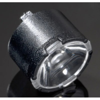 Ledil Lisa2 Series 1-Way LED Lens 16 ° Spot Beam, Round Black Polymethyl Methacrylate Lens FP11047_LISA2-RS-PIN