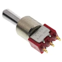 TE Connectivity Panel Mount Toggle Switch SPST On-Off-On Operation 24 V DC 240 V AC 5-1825137-3