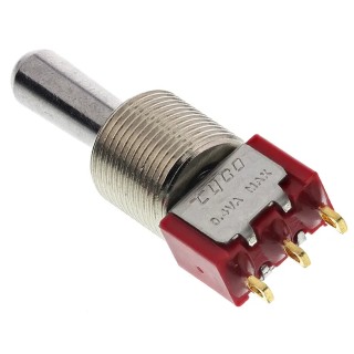 TE Connectivity Panel Mount Toggle Switch SPST On-Off-On Operation 24 V DC 240 V AC 5-1825137-3