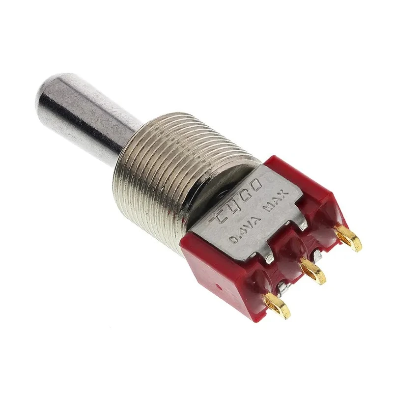 TE Connectivity Panel Mount Toggle Switch SPST On-Off-On Operation 24 V DC 240 V AC 5-1825137-3