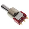 TE Connectivity Panel Mount Toggle Switch SPST On-Off-On Operation 24 V DC 240 V AC 5-1825137-3