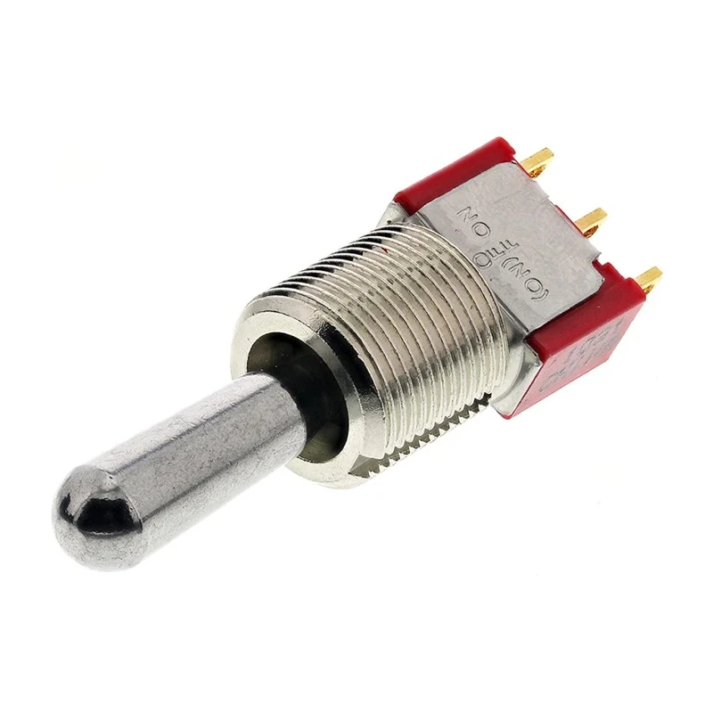 TE Connectivity Panel Mount Toggle Switch SPST On-Off-On Operation 24 V DC 240 V AC 5-1825137-3