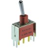 TE Connectivity PCB Mount Toggle Switch On-On SPDT Through Hole Terminal 28V DC 115V AC Gemini A Series 3-1825136-7