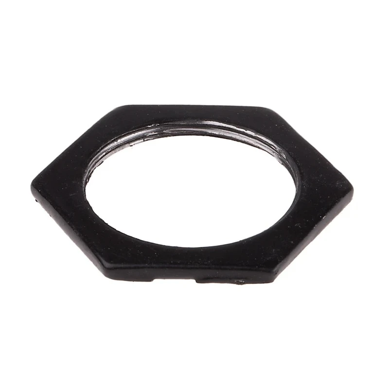 RS PRO Black Steel Cable Gland Locknut M32 Thread 41mm Across Flats 608-834